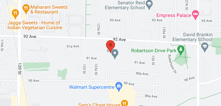 map of 12408 91A AVENUE